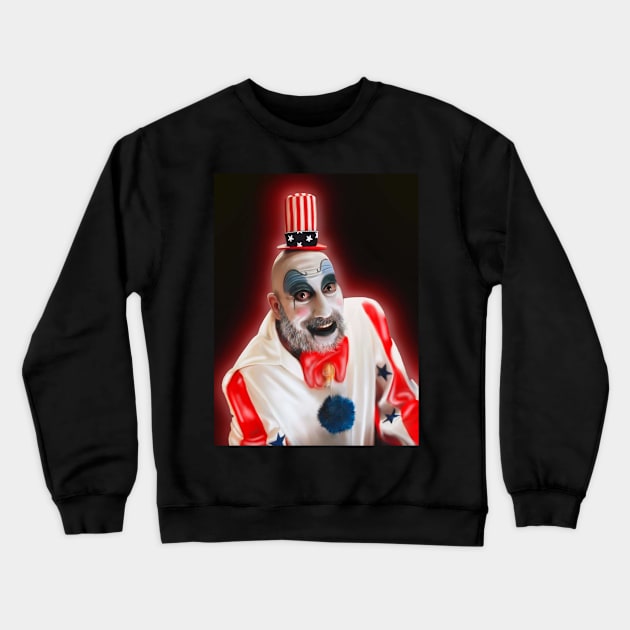 Captain Spaulding rip Crewneck Sweatshirt by rcaudill82